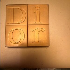 Christian Dior Sliding Gold Color Compact A Real Beauty Classy Fashion Accessory